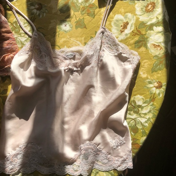Dior Tops - Christian DIOR Silk Crop Vintage cami